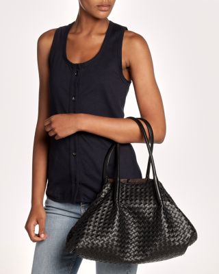 Pinacoteca Reversible Intrecciato Leather Tote