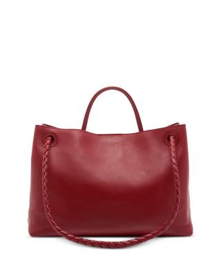 Andiamo Leather Top Handle Bag