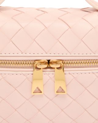 Bang Bang Intrecciato Leather Vanity Case