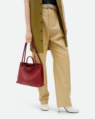 Andiamo Leather Top Handle Bag