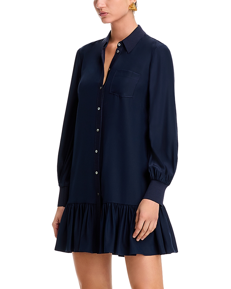 Cinq a Sept Lelaina Button Front Shift Dress