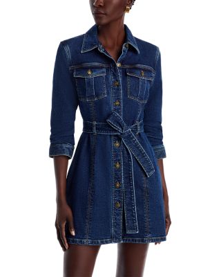 Cinq à Sept - Clea Button Front Denim Mini Dress