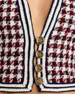 Augustina Tweed Halter Top