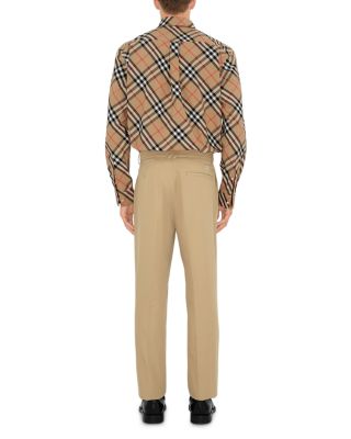 Classics Cotton Poplin Check Regular Fit Button Down Shirt