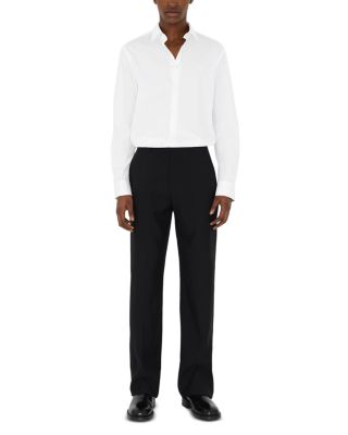 Sherfield Cotton Stretch Equestrian Knight Embroidered Check Trimmed Slim Fit Button Down Shirt