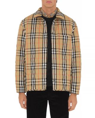 Burberry - Classics Nylon & Cotton Quilted Reversible Shirt Jacket