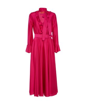 Baby Dress in Solid Cyclamen