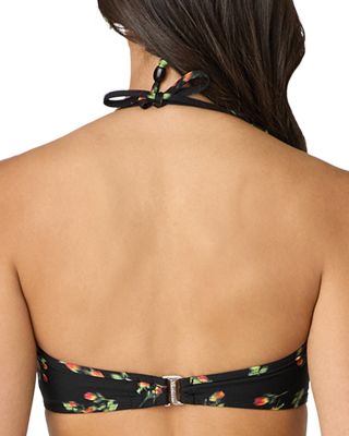 Printed Underwire Bikini Top & Printed Bikini Bottom