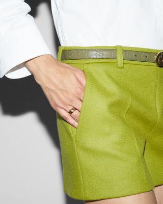 18K Yellow Gold Icon Wide Logo Band