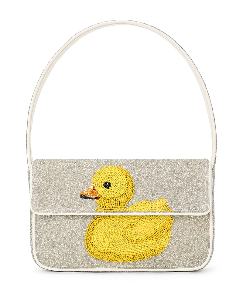 Staud Tommy Beaded Shoulder Bag In Ducks Not In A Row