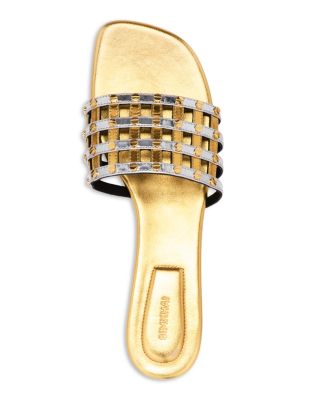 Women's Rivet Flat Sandals