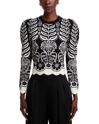 Ainika Puffed Shoulder Sweater