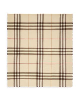 Burberry - Check Wool Scarf