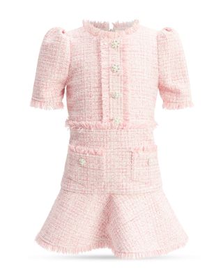 Bardot - Girls' Ruby Boucle Dress - Little Kid, Big Kid