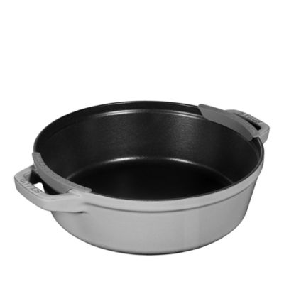 4 Pc Stackable Enameled Cast Iron Set