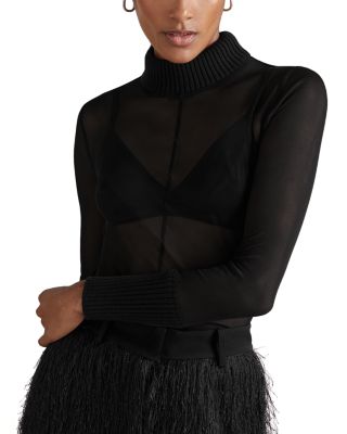 Amber Sheer Jersey Knit Top