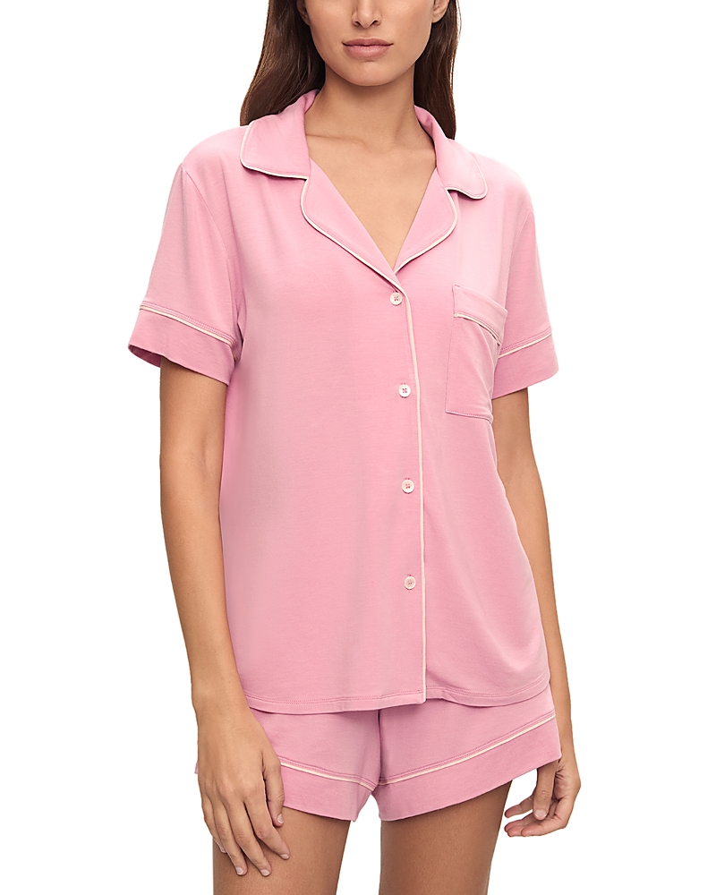 Eberjey Gisele Relaxed Pj Set In Rose Quartz In Rose Quartz/petal Pink