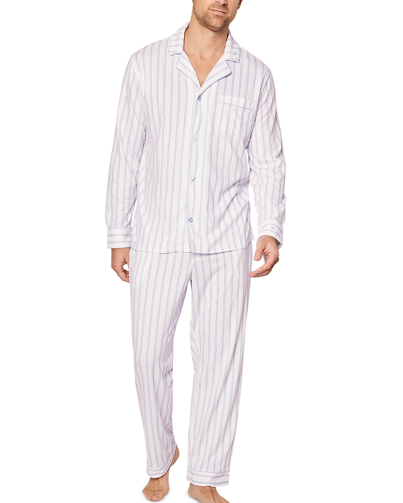 Petite Plume Pima Cotton Stripe Pajama Set