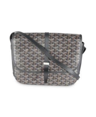 Pre-Owned Goyard - Belvedere II MM Coated Canvas Handbag