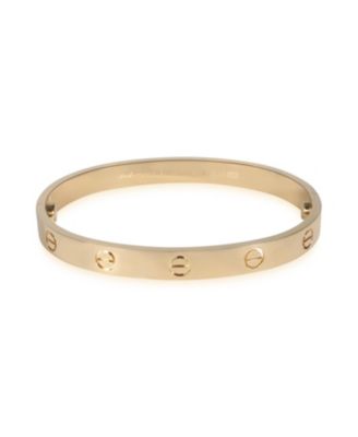 Pre-Owned Cartier Love 18k Yellow Gold Bracelet