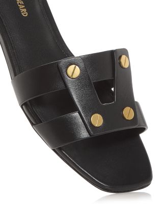 Women&#39;s Via Leather Slide Sandals