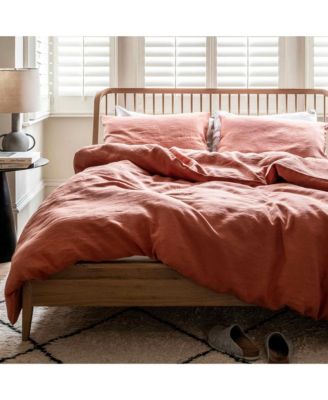 Linen Blend Duvet Cover, Queen