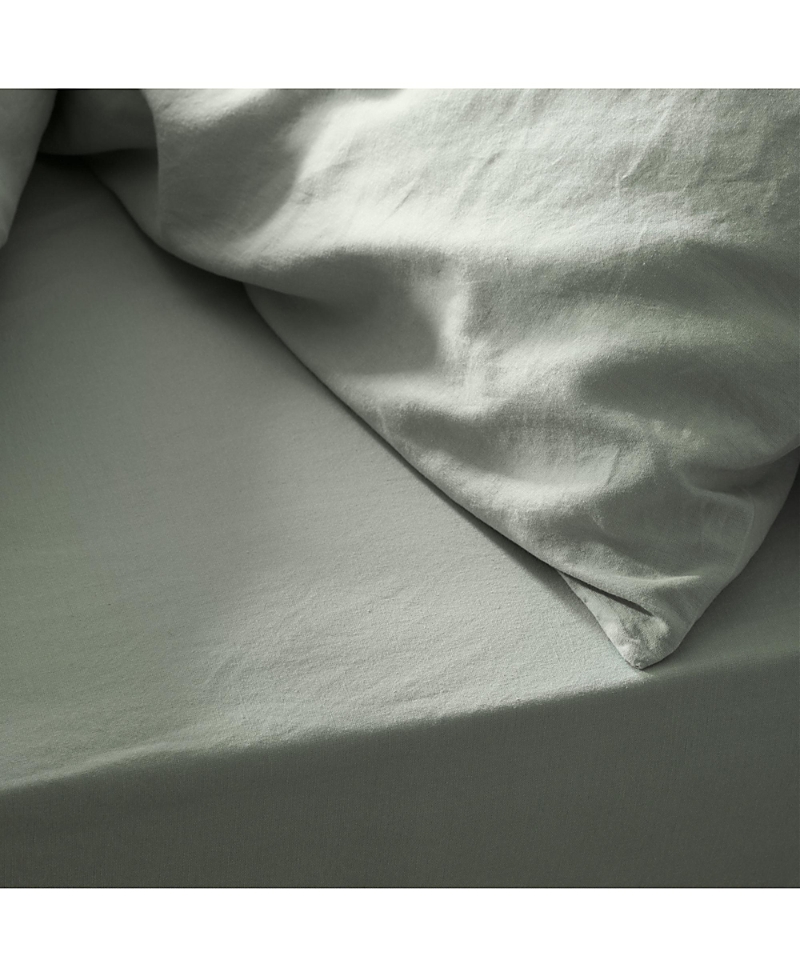 Piglet In Bed Linen Fitted Sheet, Twin In Sage Green