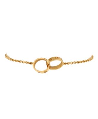Pre-Owned Cartier Love Interlocking Bracelet 18K Gold