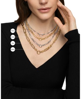 Lexington Chain Necklace in 18K Yellow Gold, 6.5mm