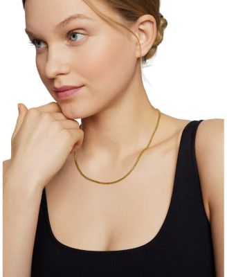 Small Box Chain in 18K Yellow Gold, 2.7mm