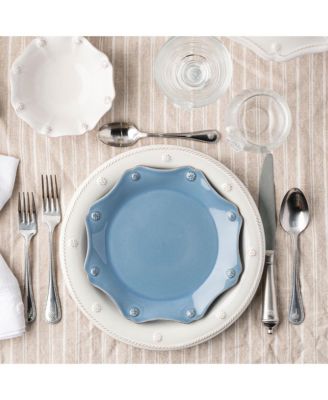 Berry & Thread Scalloped Dessert/Salad Plate