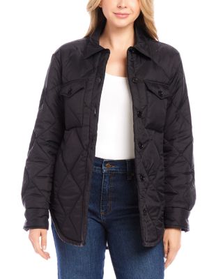 Karen Kane - Faux Fur Quilted Jacket