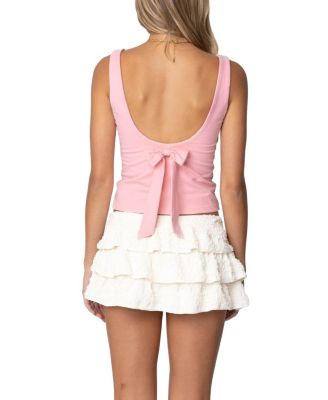  Ronda Bow Back Tank Top