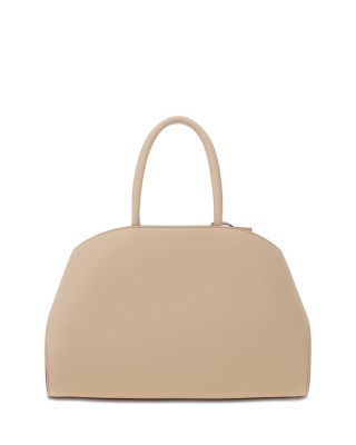 Small Hug Leather Top Handle Bag