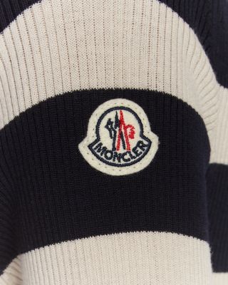 Striped Mock Neck Sweater