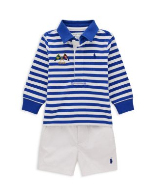 Ralph Lauren - Boys' Rugby Shirt & Polo Prepster Short Set - Baby