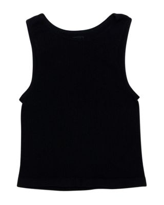 Malibu Sugar Girls' Ribbed Crop Sports Tank Top - Big Kid