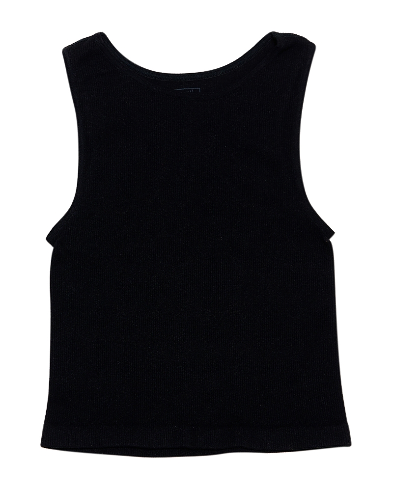 Malibu Sugar Girls' Ribbed Crop Sports Tank Top - Big Kid