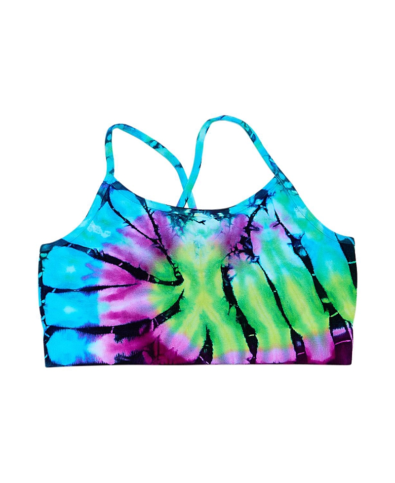 MALIBU SUGAR SWIRL TIE DYE BRA CAMI (4-6X - BIG KID