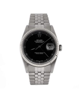 Pre-Owned Rolex - Oyster Perpetual Datejust Automatic Watch in Stainless Steel 36mm