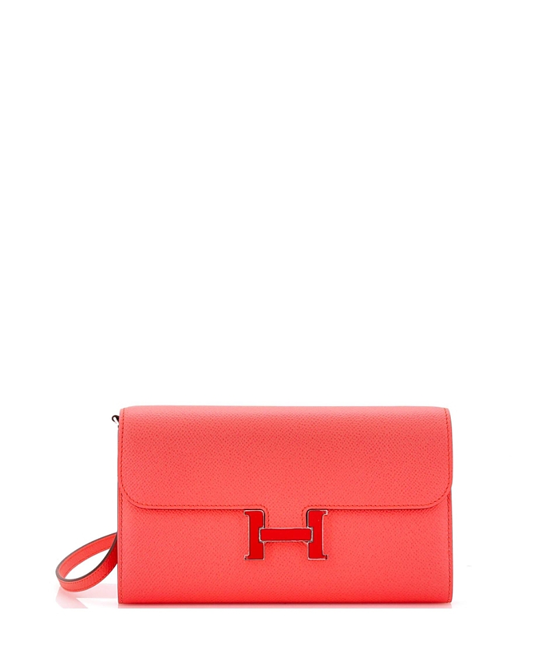 Pre-Owned Hermes Constance To Go Wallet Epsom