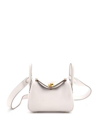 Pre-Owned Hermes Mini Lindy Bag Verso Swift