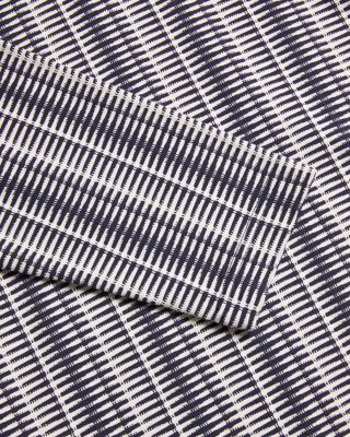 Capuzzo Regular Fit Zip Up Long Sleeve Polo