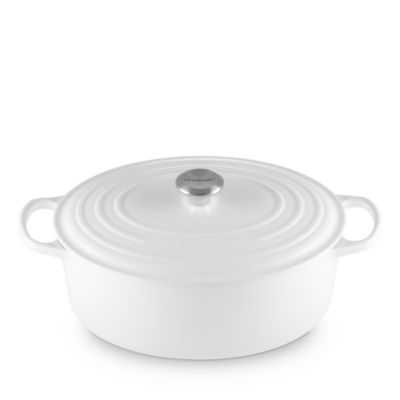 8-Qt. Enameled Cast Iron Signature Oval Dutch Oven
