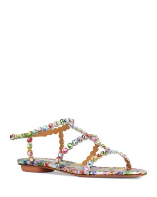 Aquazzura - Women's Tequila Embellished Sandals