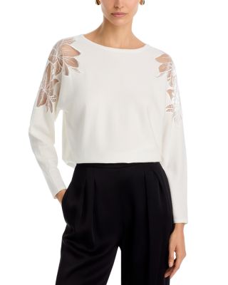 T Tahari - Cutout Shoulder Sweater