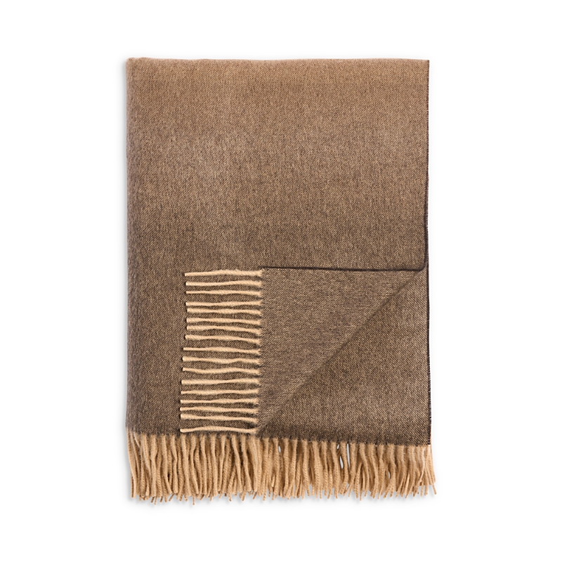 Amicale Cashmere Ombre Throw Blanket