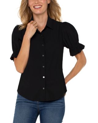 Elbow Puff Sleeve Top