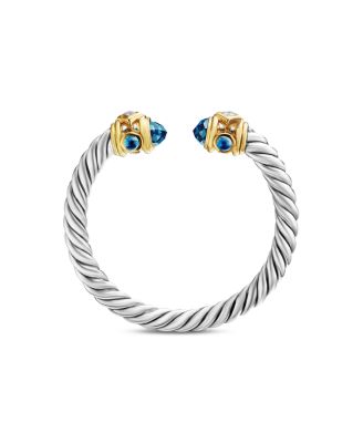 Renaissance Ring in Sterling Silver, 14K Yellow Gold & Diamonds