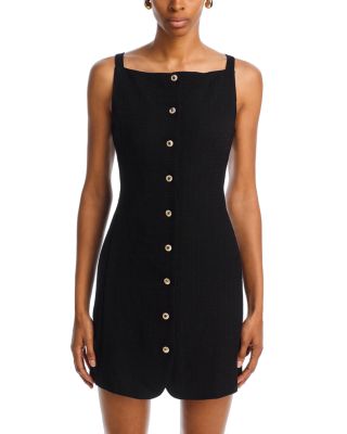 Alice Button Front Mini Dress